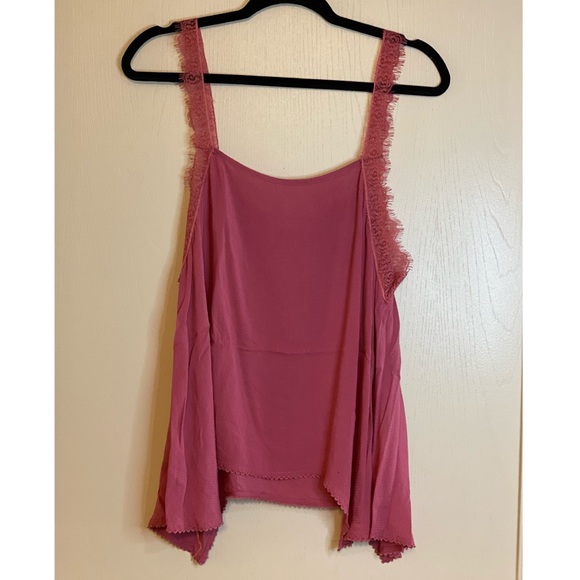 Free People Tank with Lace Straps- Small - Picture 1 of 3
